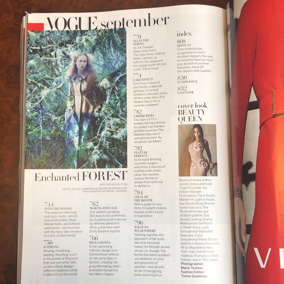 VOGUE September 2015 Beyoncé Cover Magazine - Picture 4 of 16